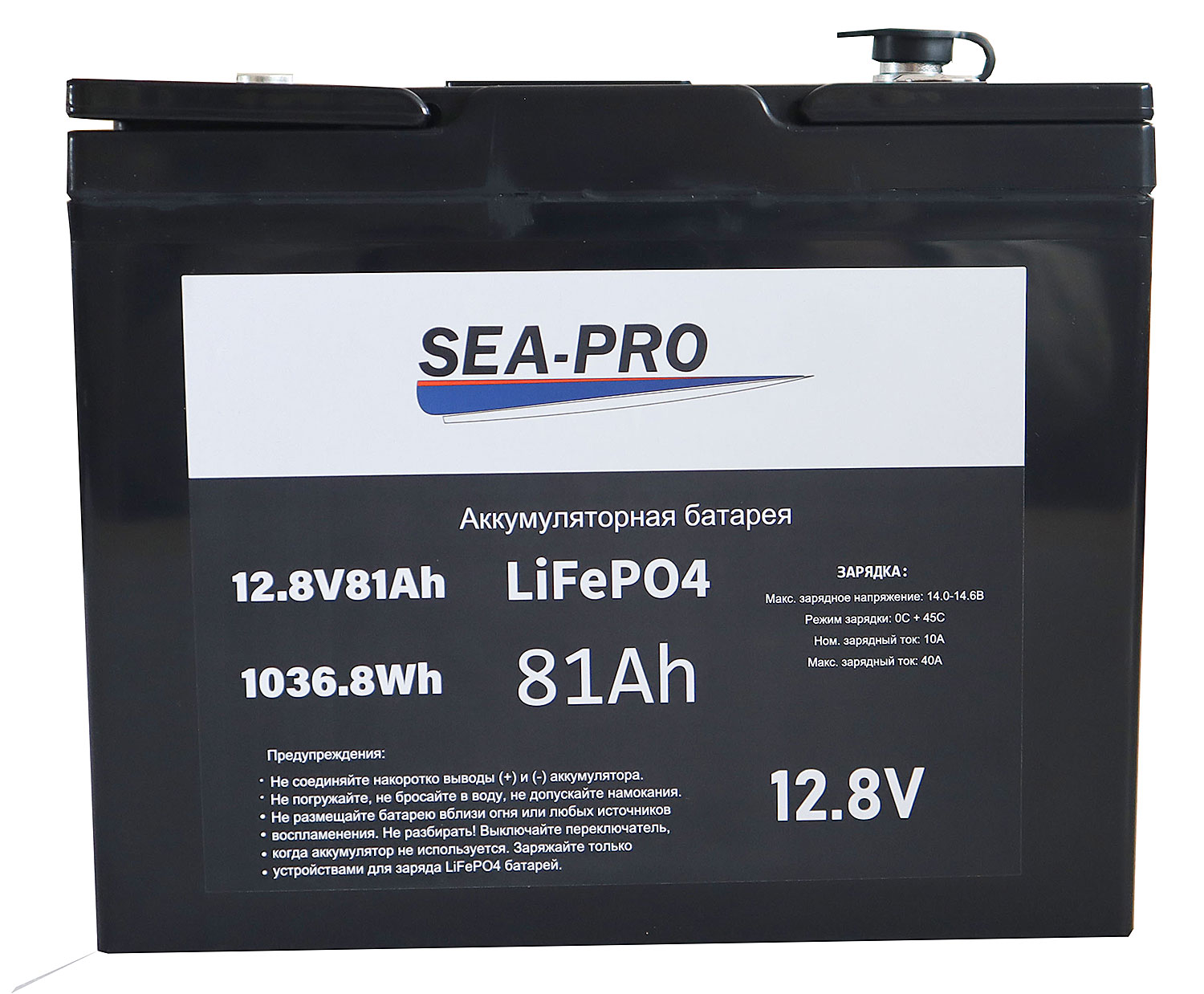 Аккумулятор SEA-PRO LiFePO4 81 А·ч, 12,8 В
